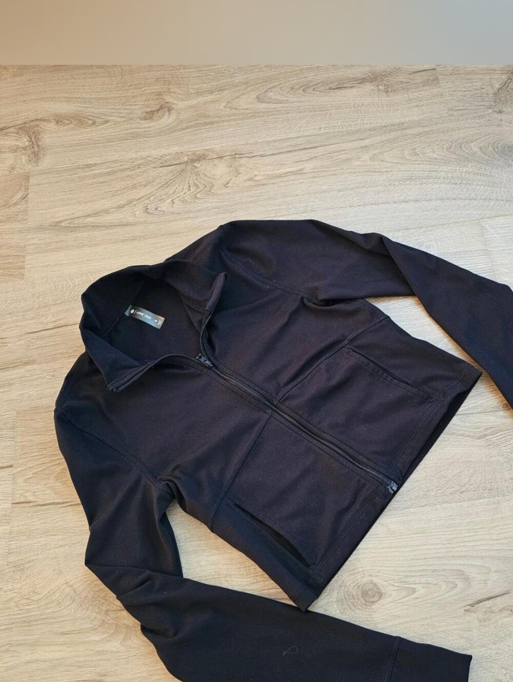 Love Tree Black Utility Zip-Up Jacket